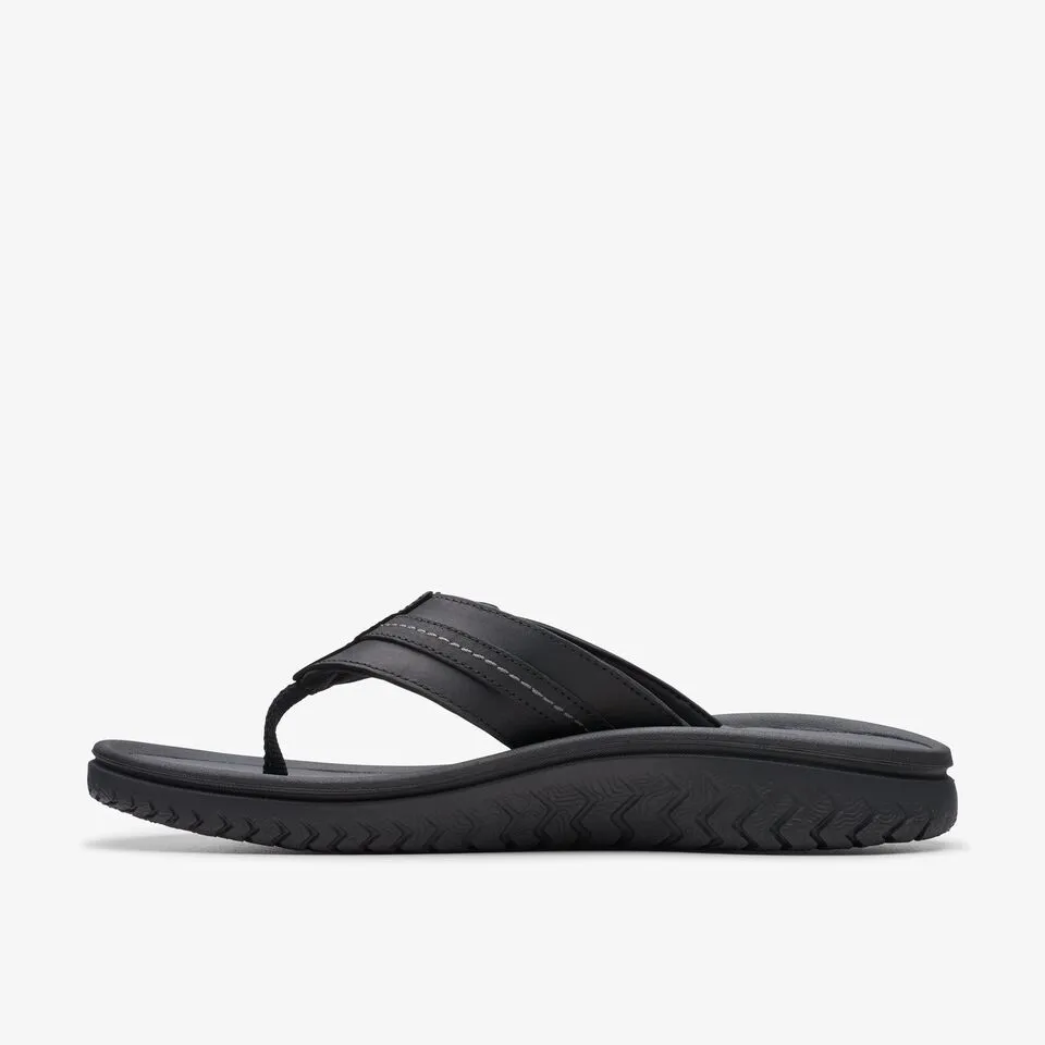 Clarks Men's Wesley Sun Beeswax | Black | Tan