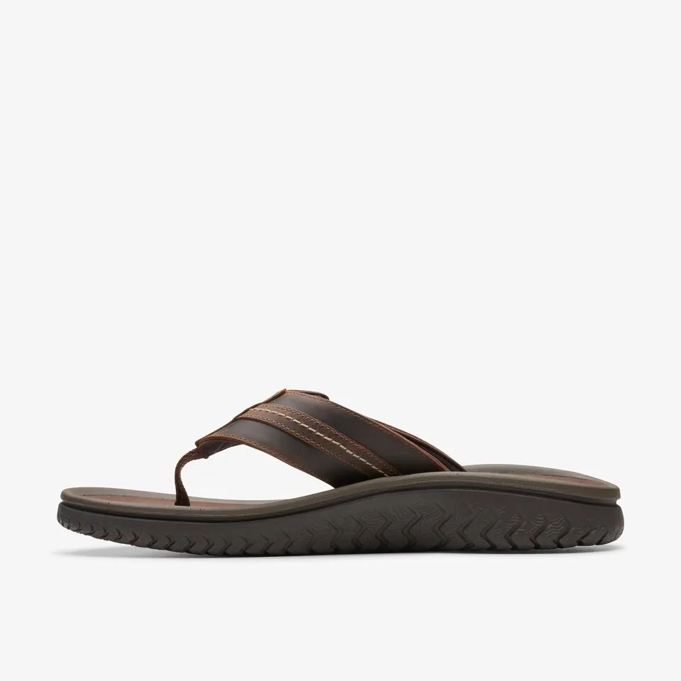 Clarks Men's Wesley Sun Beeswax | Black | Tan
