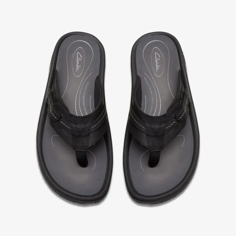 Clarks Men's Wesley Sun Beeswax | Black | Tan
