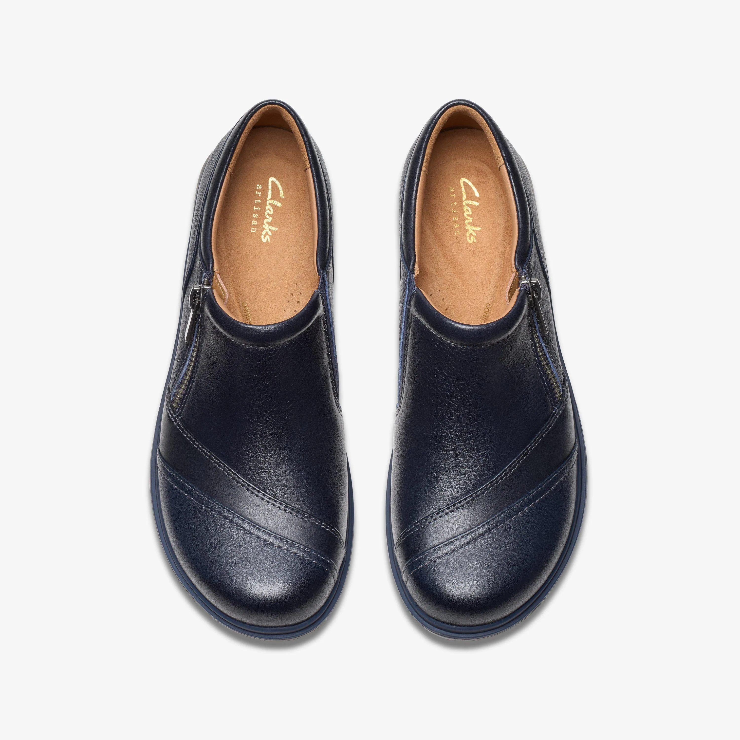 Clarks Women's Certina Pure Navy Leather 26179818
