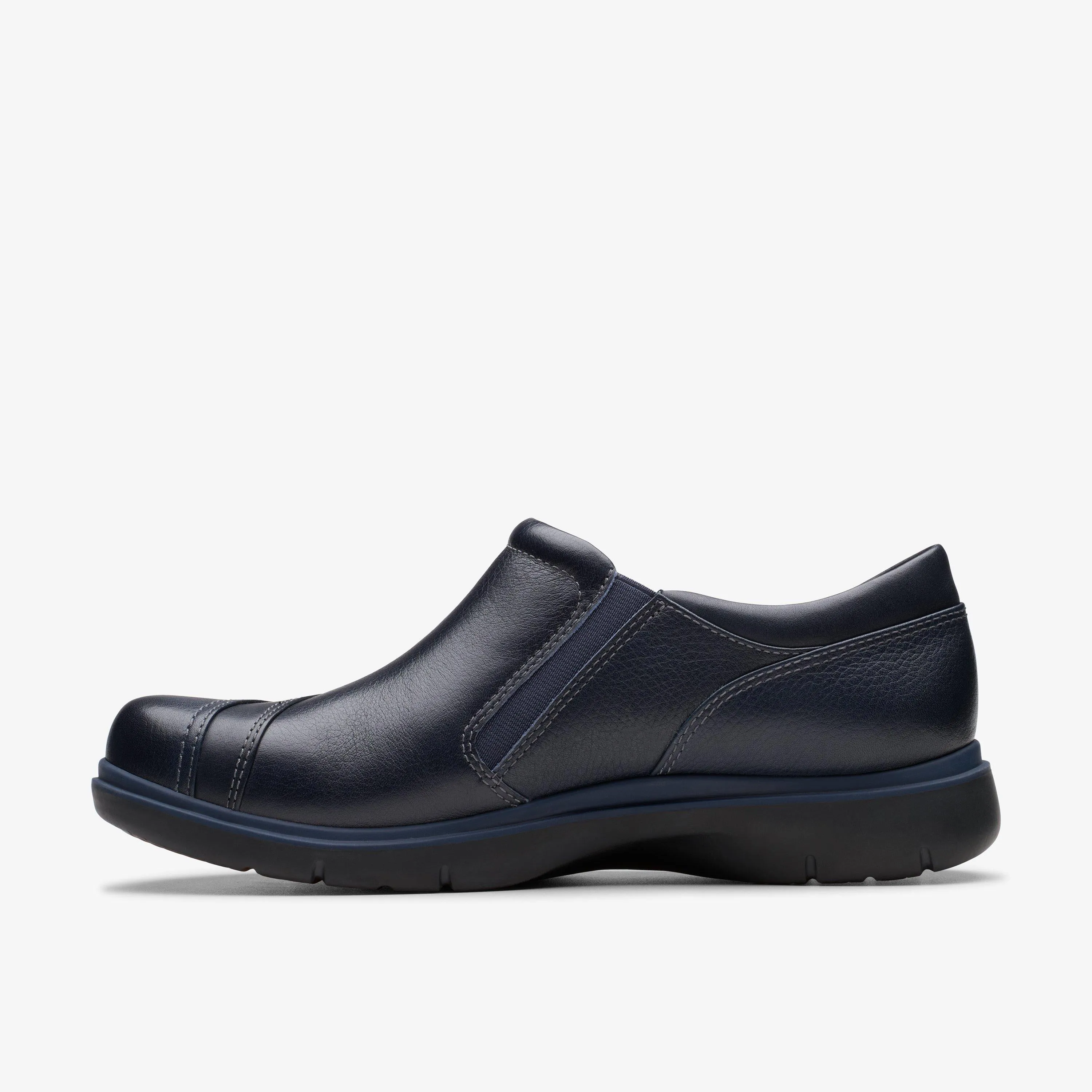Clarks Women's Certina Pure Navy Leather 26179818