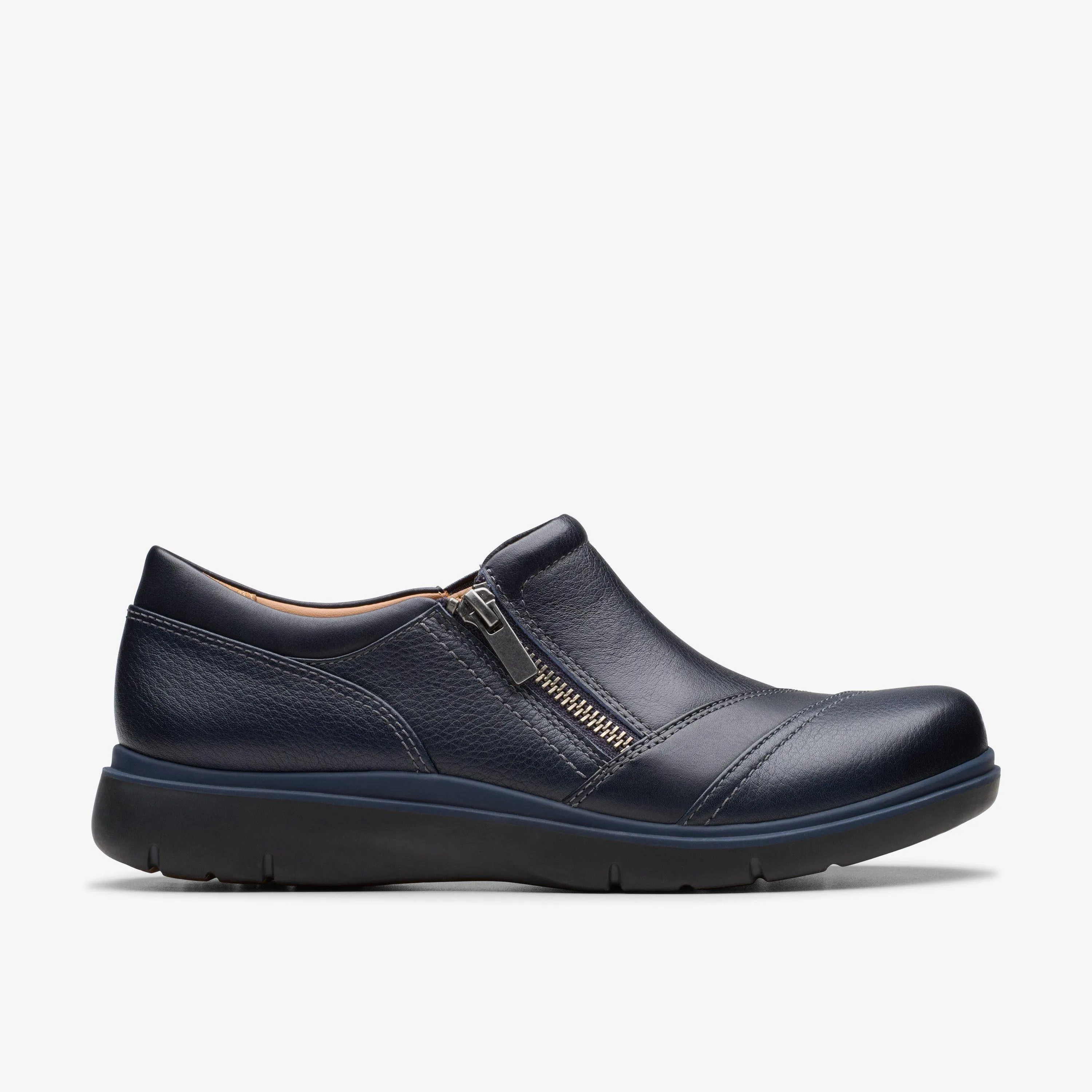 Clarks Women's Certina Pure Navy Leather 26179818