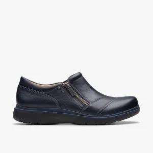 Clarks Women's Certina Pure Navy Leather 26179818