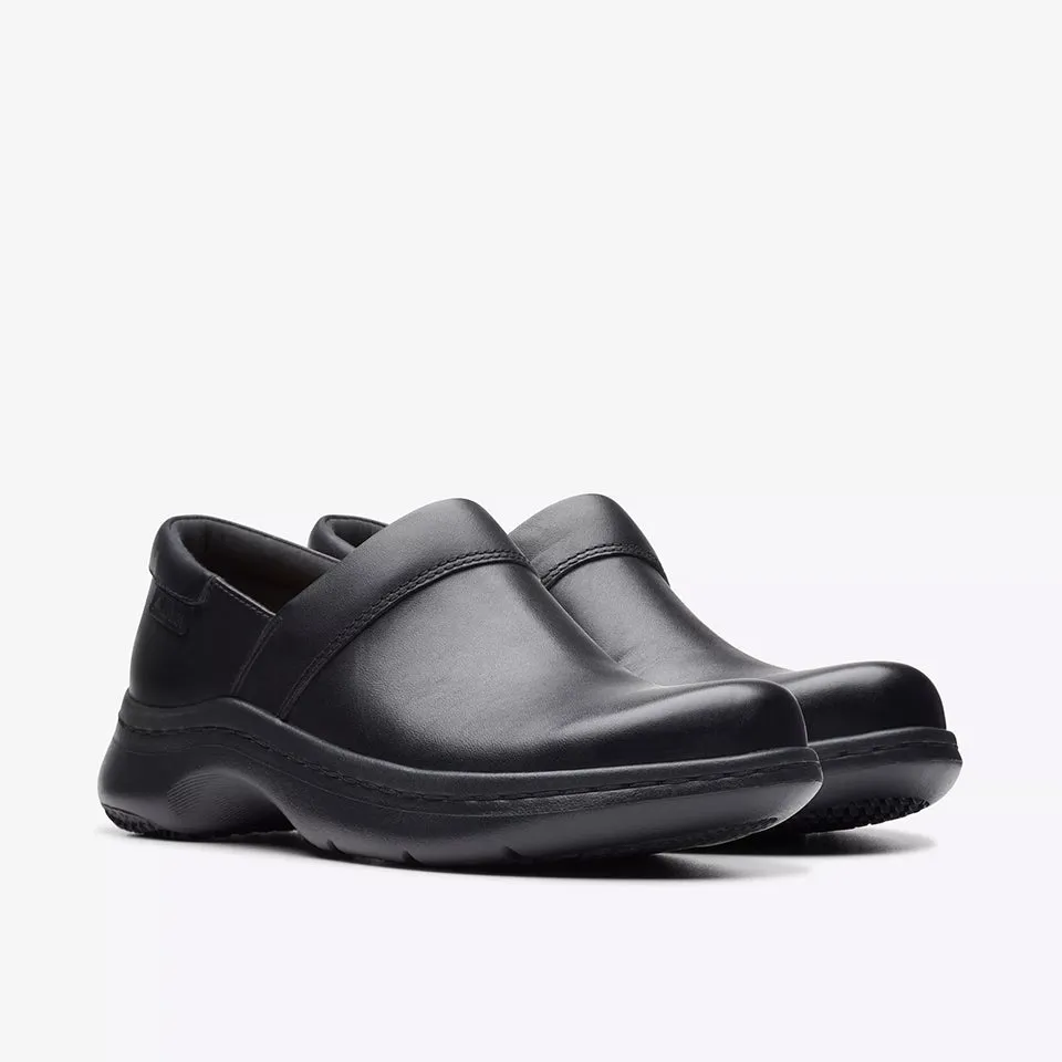 Clarks Women's ClarksPro Gem Black Leather 26175022