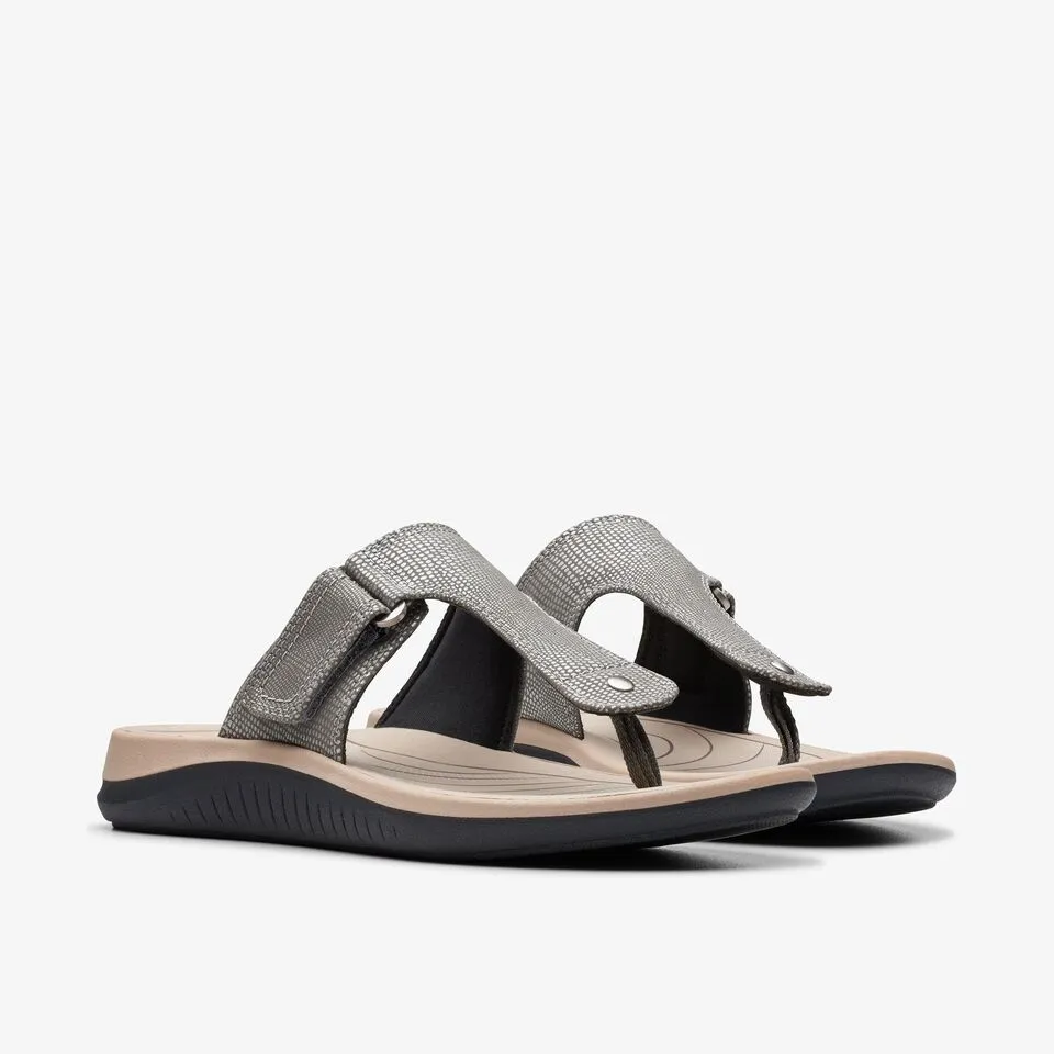 Clarks Women's Glide Walk H Pewter