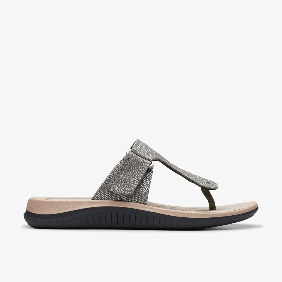 Clarks Women's Glide Walk H Pewter