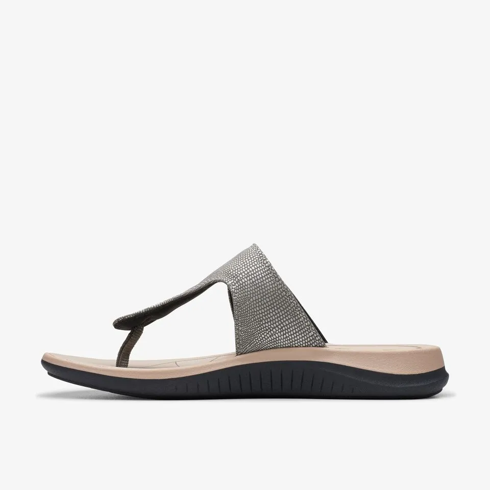 Clarks Women's Glide Walk H Pewter