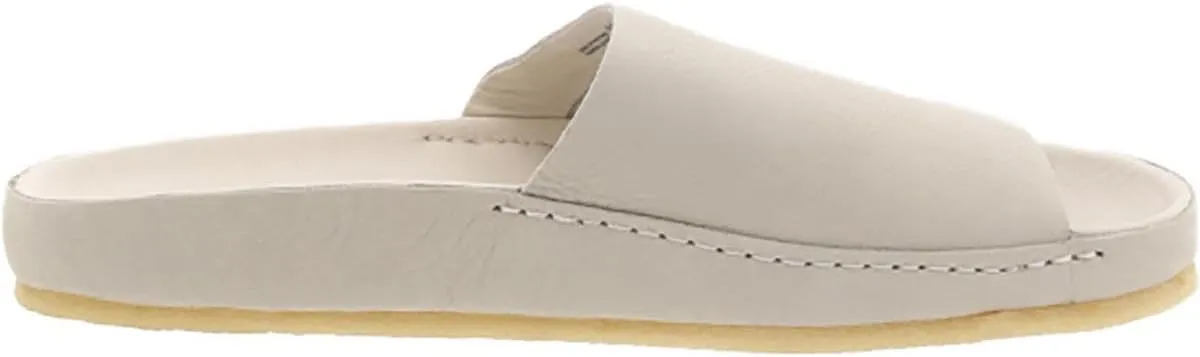 Clarks Womens Ranger Free Leather Slip On Slide Sandals