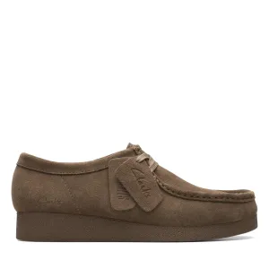 Clarks Women's WallabeeEVOSh Olive Suede