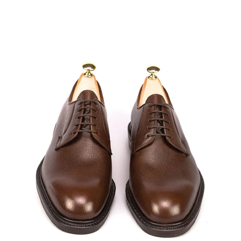 Classic Polished Leather Plain Derby Shoes
