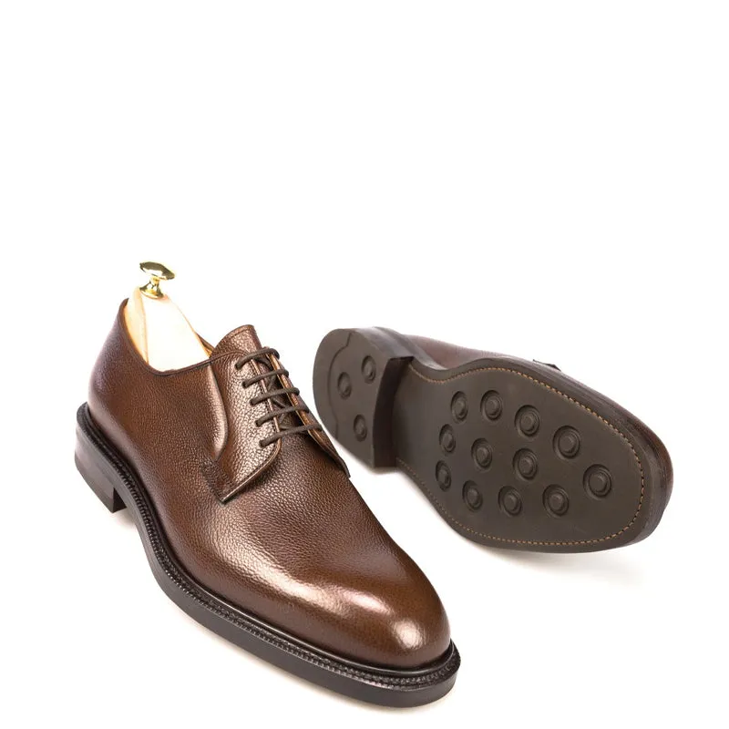 Classic Polished Leather Plain Derby Shoes