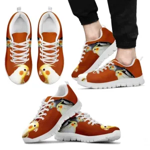 Cockatiel Parrot Print Running Shoes For Men-Free Shipping