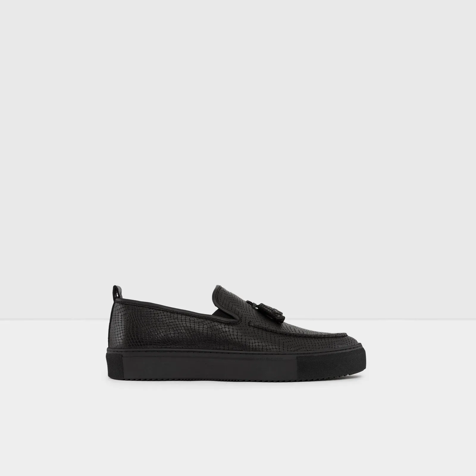 COMO-TR Erkek Siyah Loafer