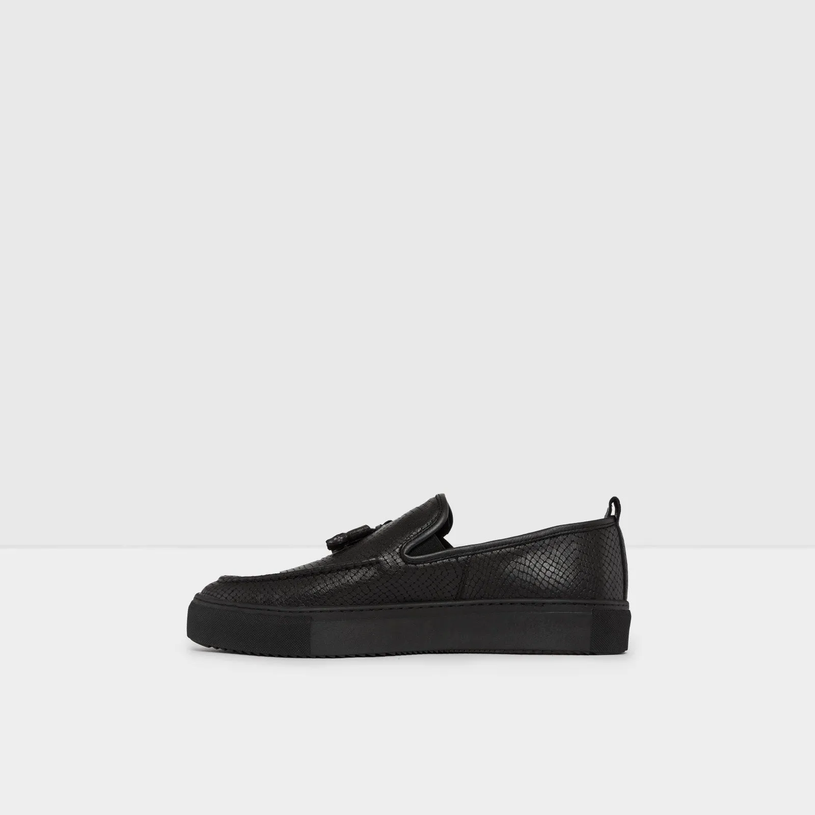 COMO-TR Erkek Siyah Loafer