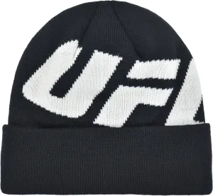 Concept One UFC Beanie Hat, Cuffed Winter Knit Cap with Faux Sherpa Lining and Jacquard Logo
