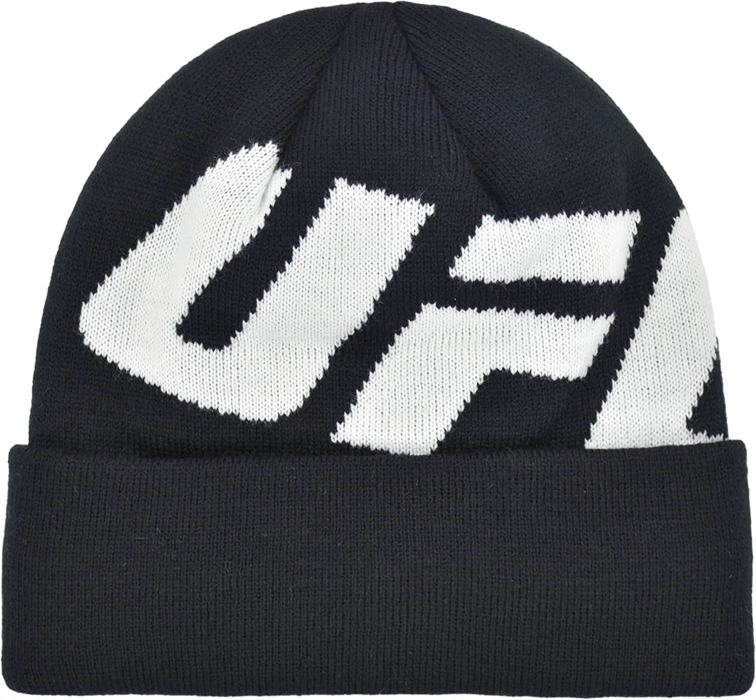 Concept One UFC Beanie Hat, Cuffed Winter Knit Cap with Faux Sherpa Lining and Jacquard Logo
