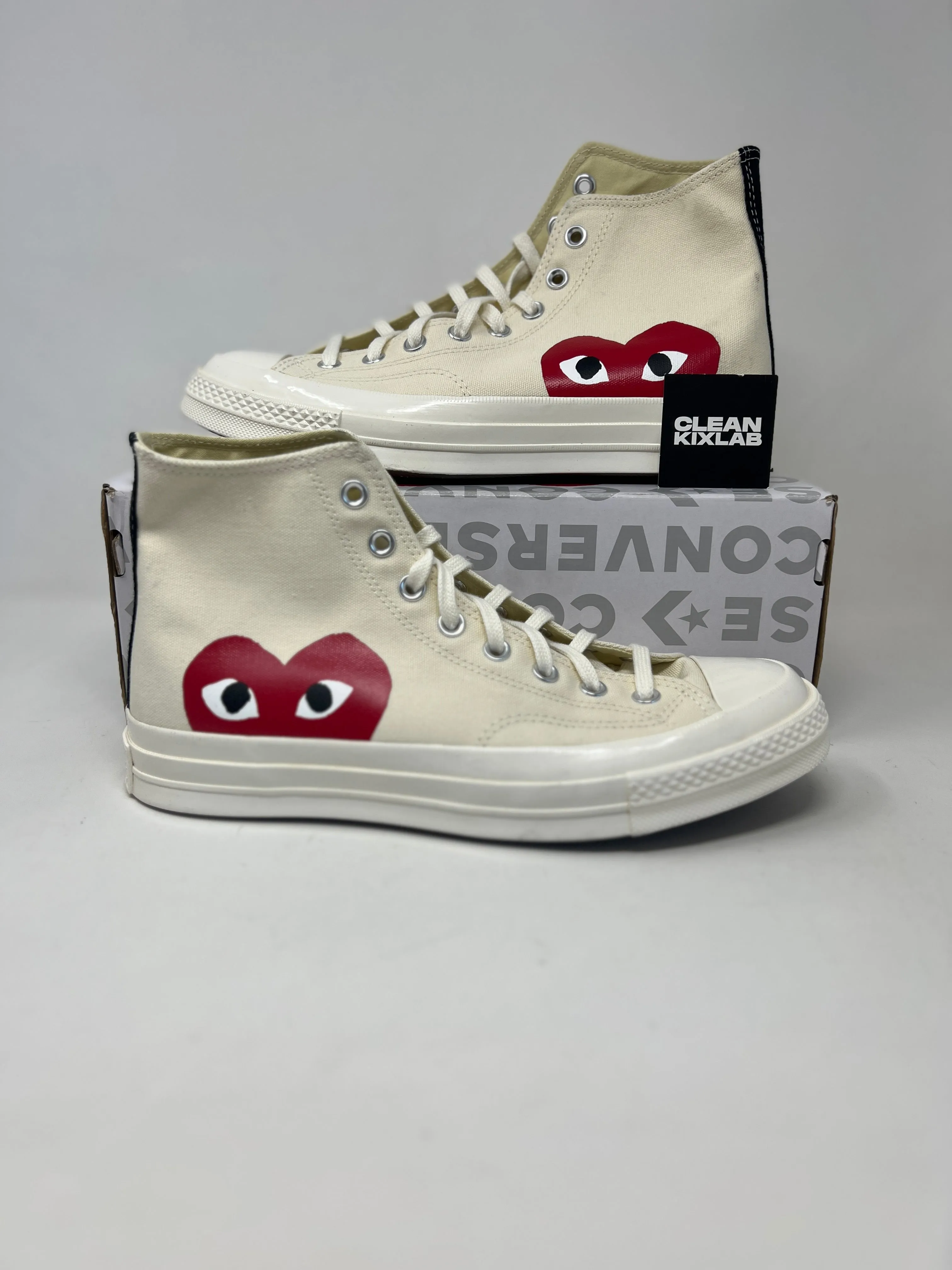 Converse Chuck Taylor All Star High, Comme des Garçons Play White