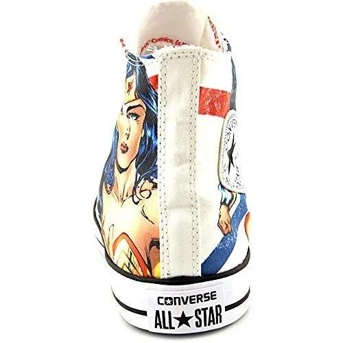 Converse Unisex Chuck Taylor Wonder Woman Hi Whiteredblue 150466C 4 6