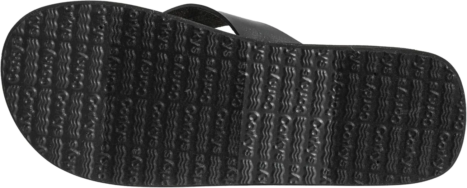 Corkys Footwear Womens Just Add Water Flip Flops - Featuring A Comfortable and Cushioned EVA Insole, A Vegan Leather Thong Strap - Casual And Comfortable