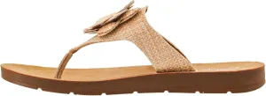 Corkys Footwear Women's So Delish Flip Flop Sandal – Lightweight, Comfortable, with Floral Embellishment, Perfect for Summer Style and Versatile Wear, Open Toe