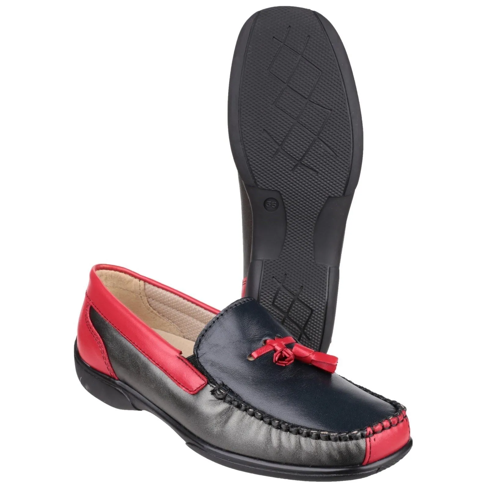 Cotswold Women's Biddlestone Loafer Shoe in Multi