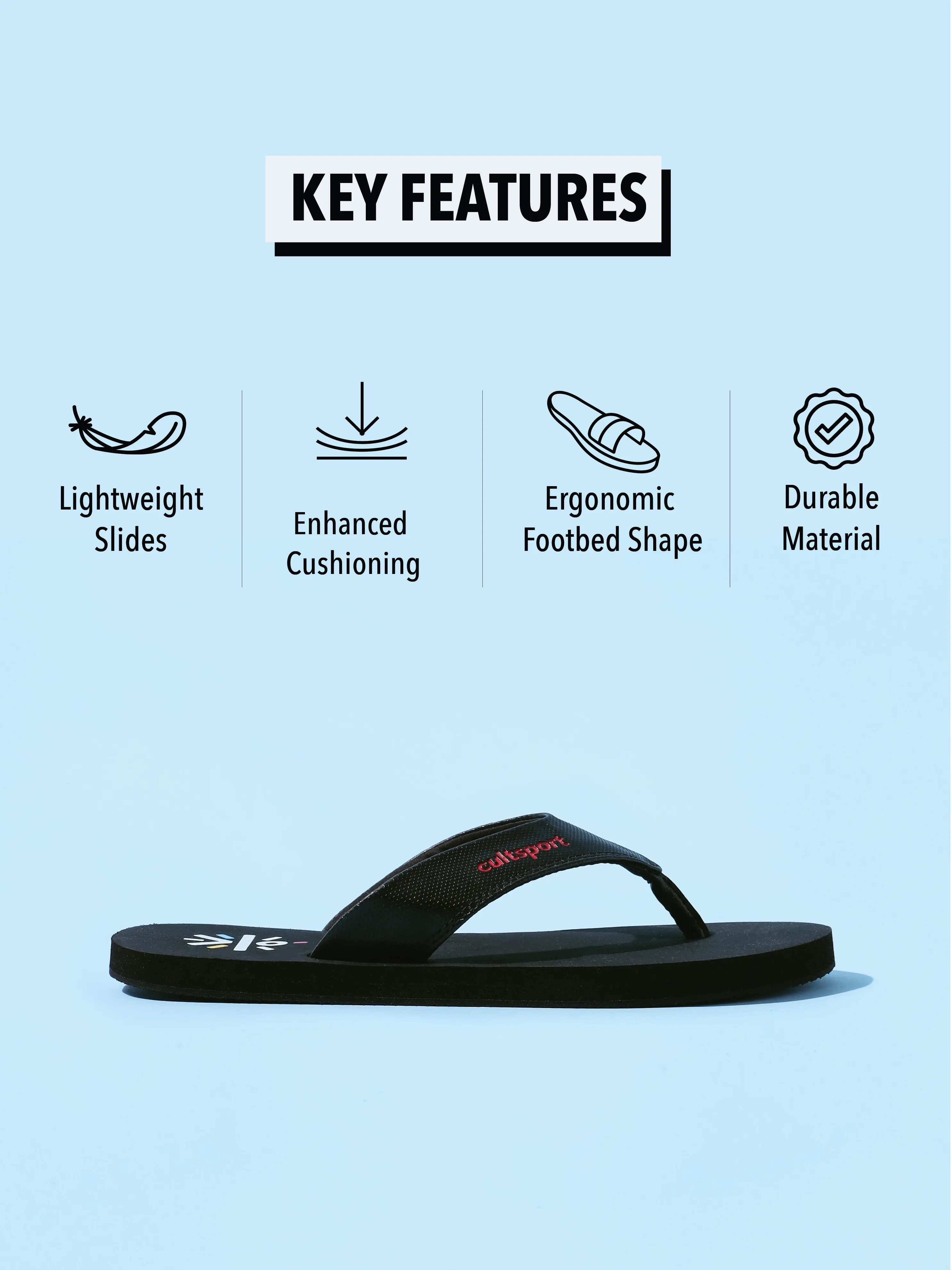 cult Repose Sweat Absorbing EVA Flip Flops