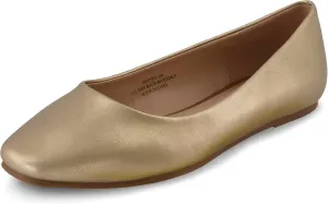 CUSHIONAIRE Women's Skipper Flat with  Memory Foam, Wide Widths Available