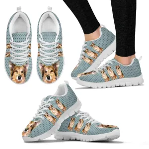 Customized Dog Print Running Shoes For Women-Express Shipping-Designed By Gloria Shipman