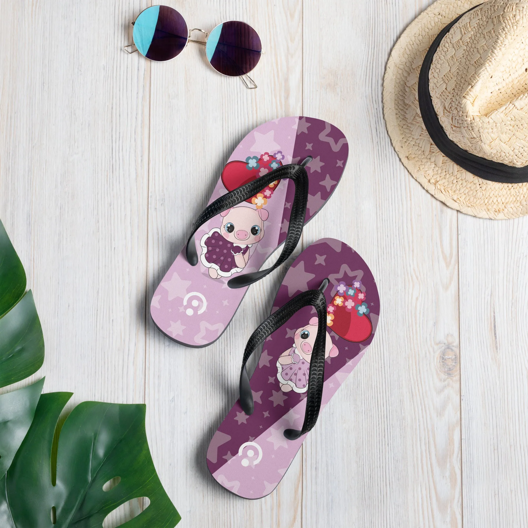 Cute Piggy Flip-Flops