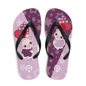 Cute Piggy Flip-Flops