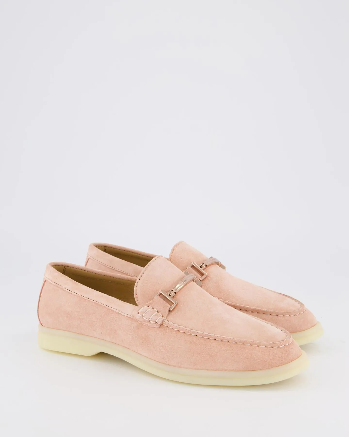 Dames Peach Cameo Loafer Roze