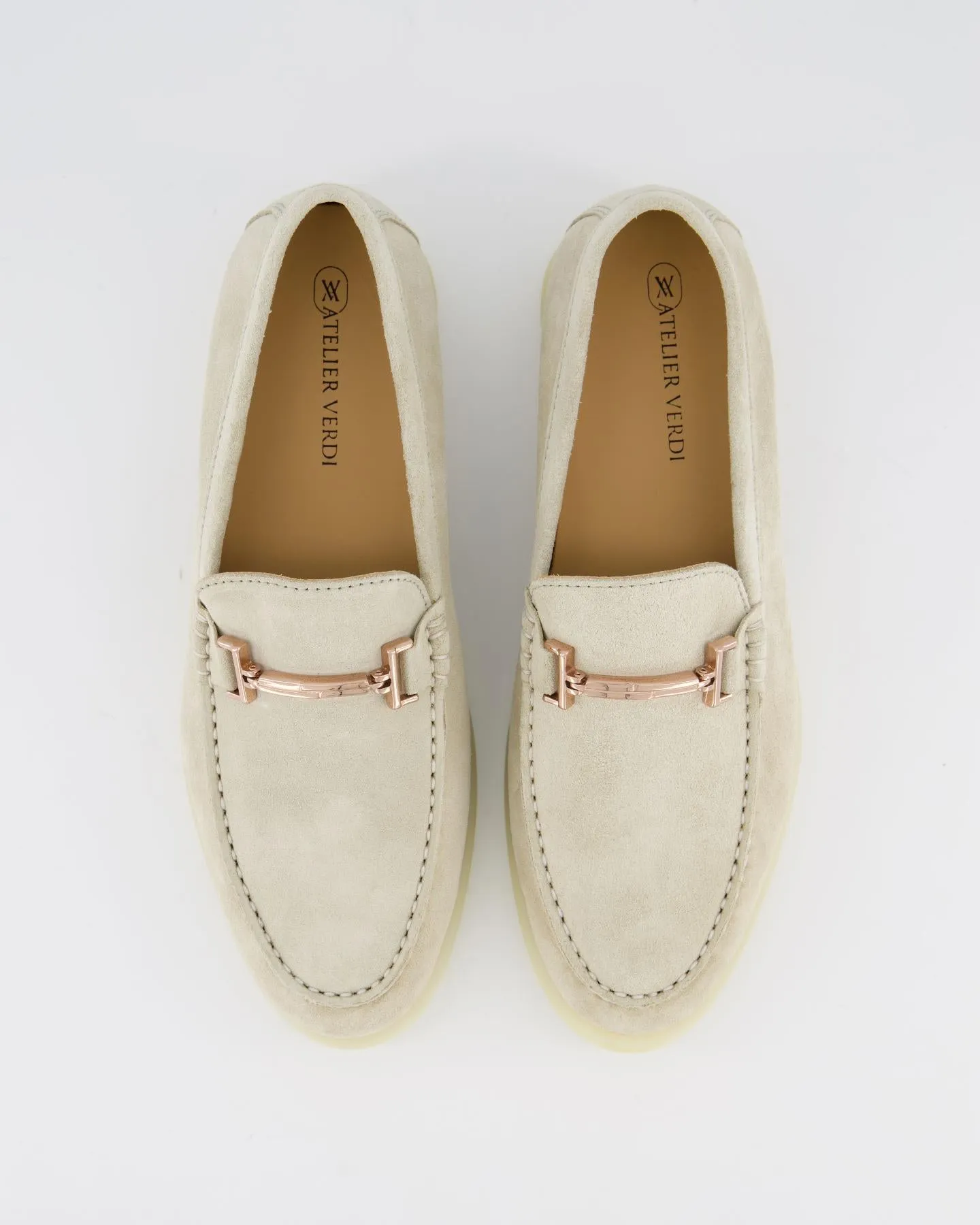 Dames Peach Juta Loafer Beige