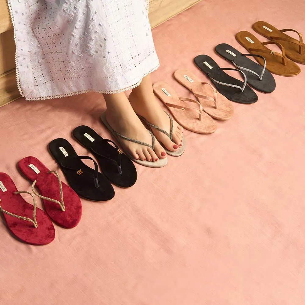 Dazzle By Sarah - Flippy (Black) Shoes