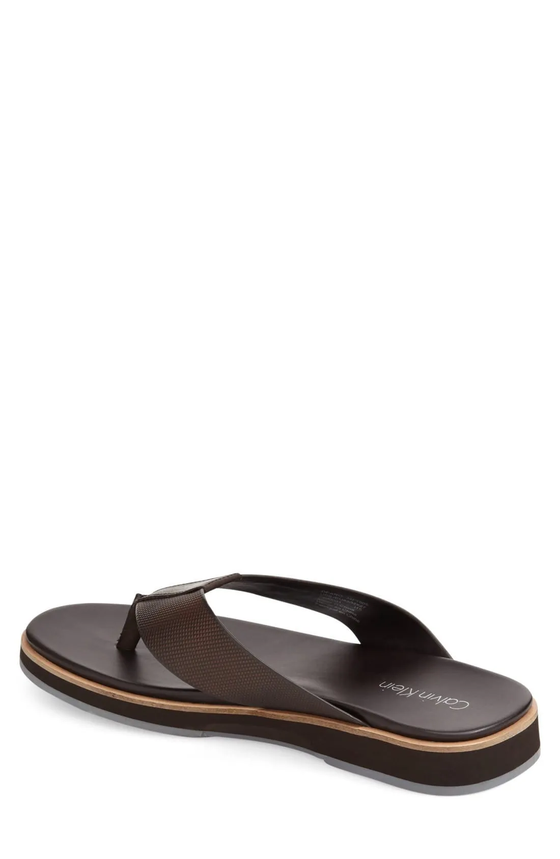 'Deano' Embossed Flip Flop (Men)