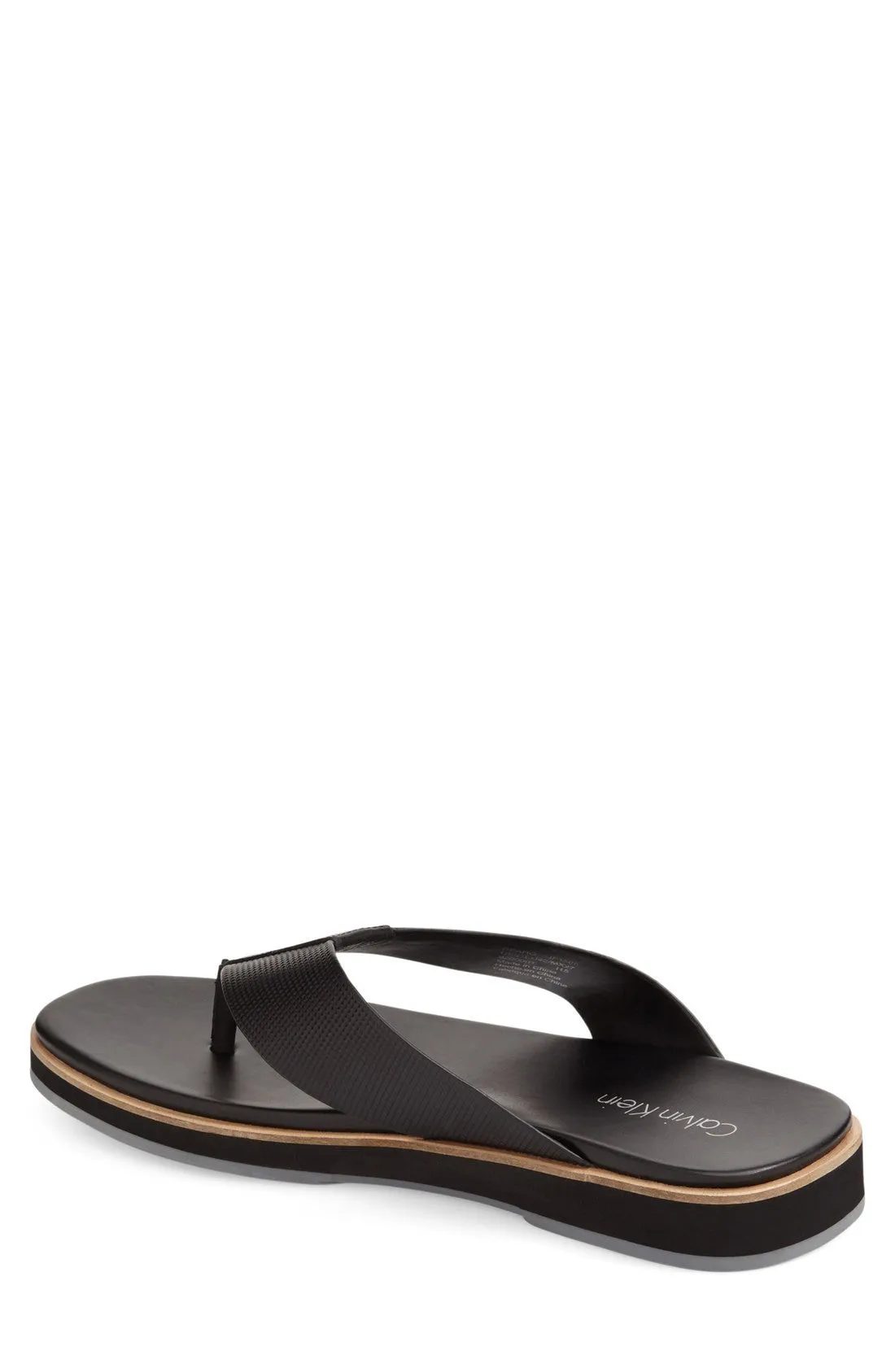 'Deano' Embossed Flip Flop (Men)