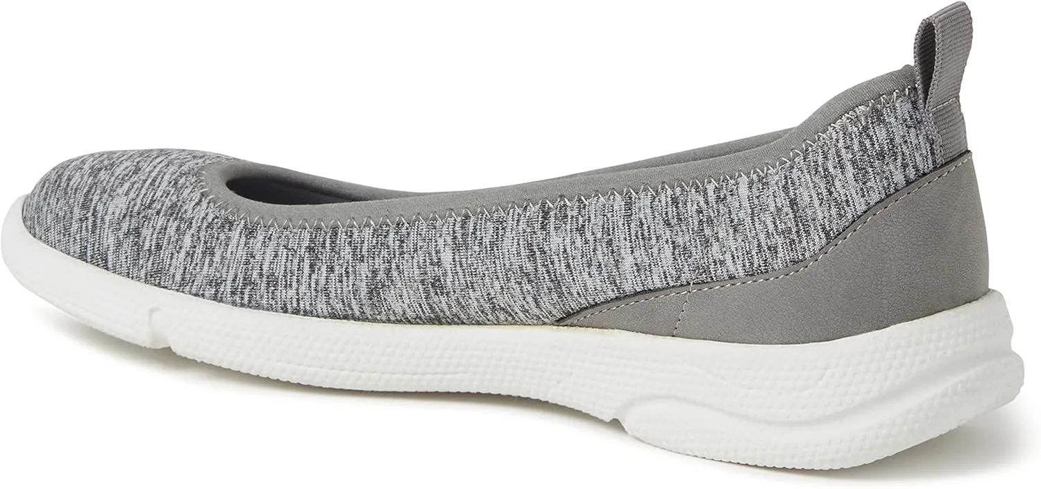 Dearfoams Women's Original Comfort Lightweight Slip-on Mia Ballet Flat