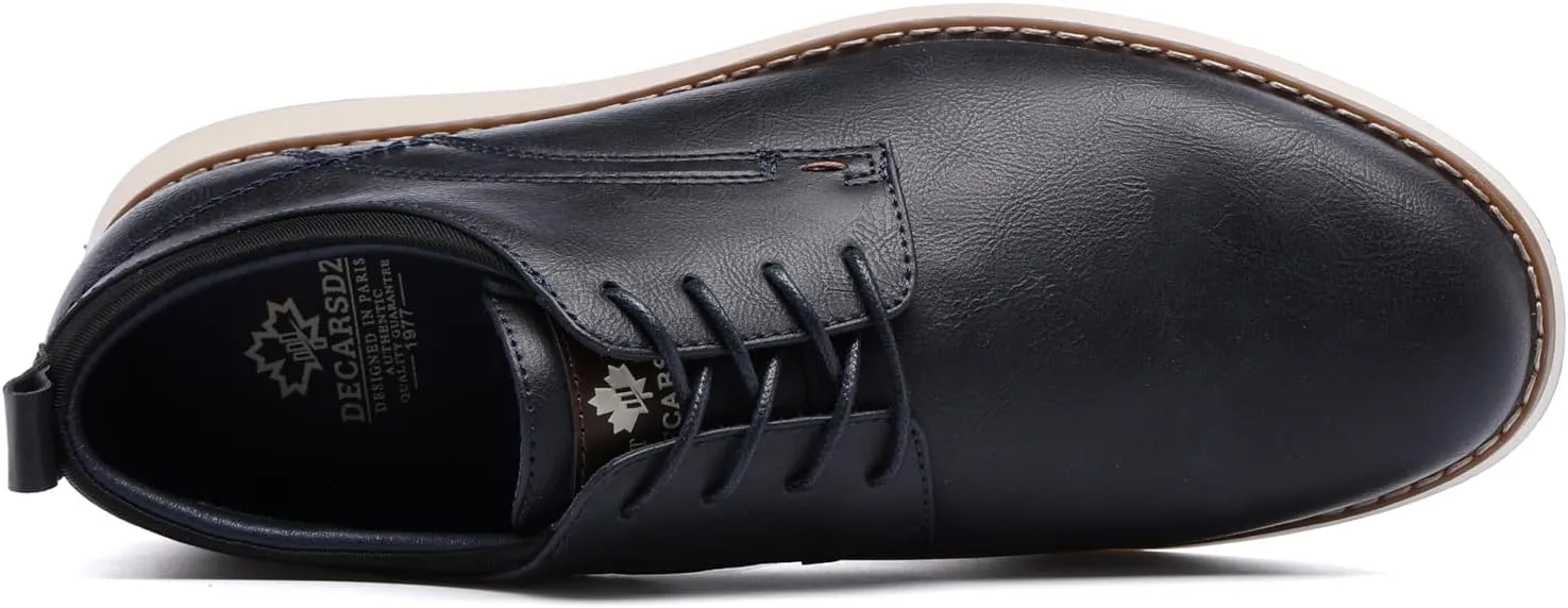 DECARSDZ Mens Dress Shoes Casual Oxford Shoes Business Formal Derby Sneakers Walking Shoe