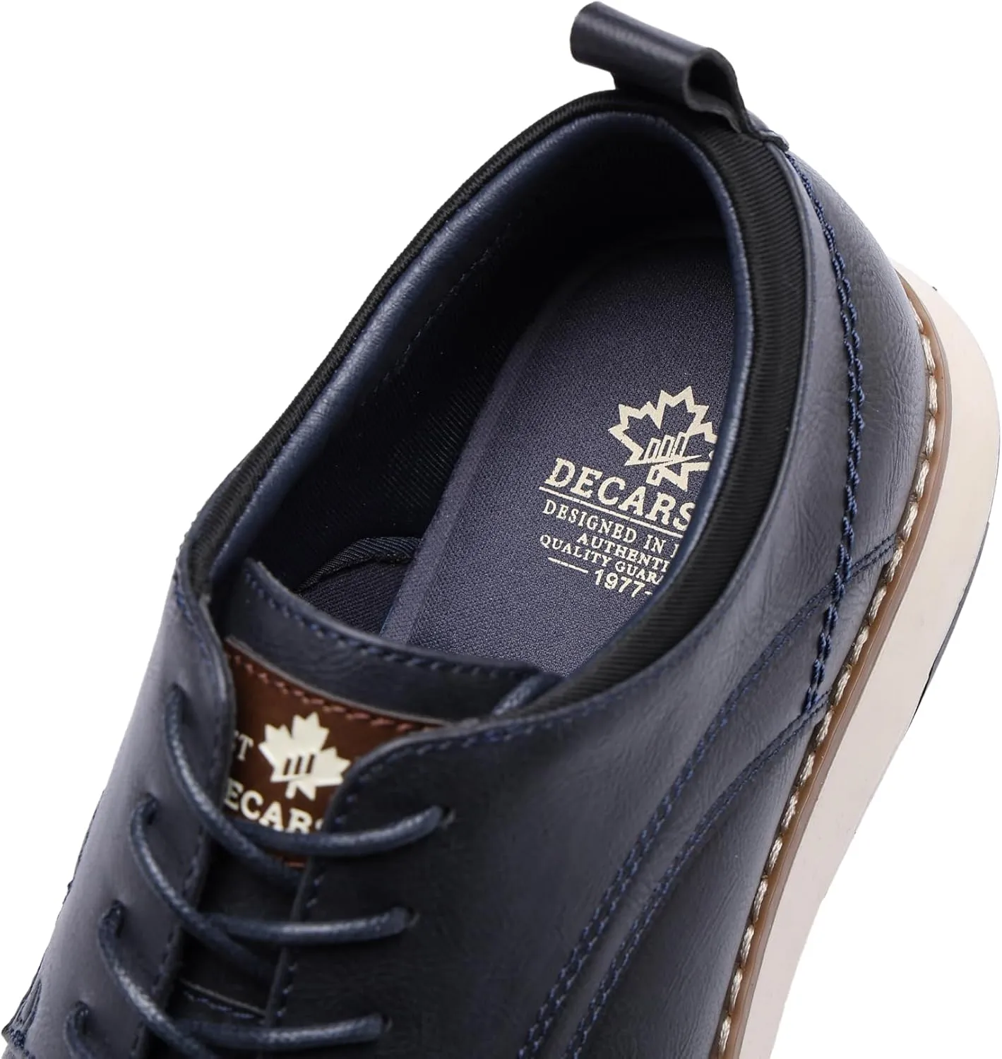 DECARSDZ Mens Dress Shoes Casual Oxford Shoes Business Formal Derby Sneakers Walking Shoe