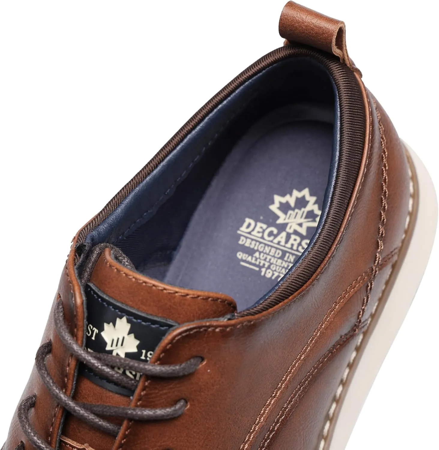 DECARSDZ Mens Dress Shoes Casual Oxford Shoes Business Formal Derby Sneakers Walking Shoe