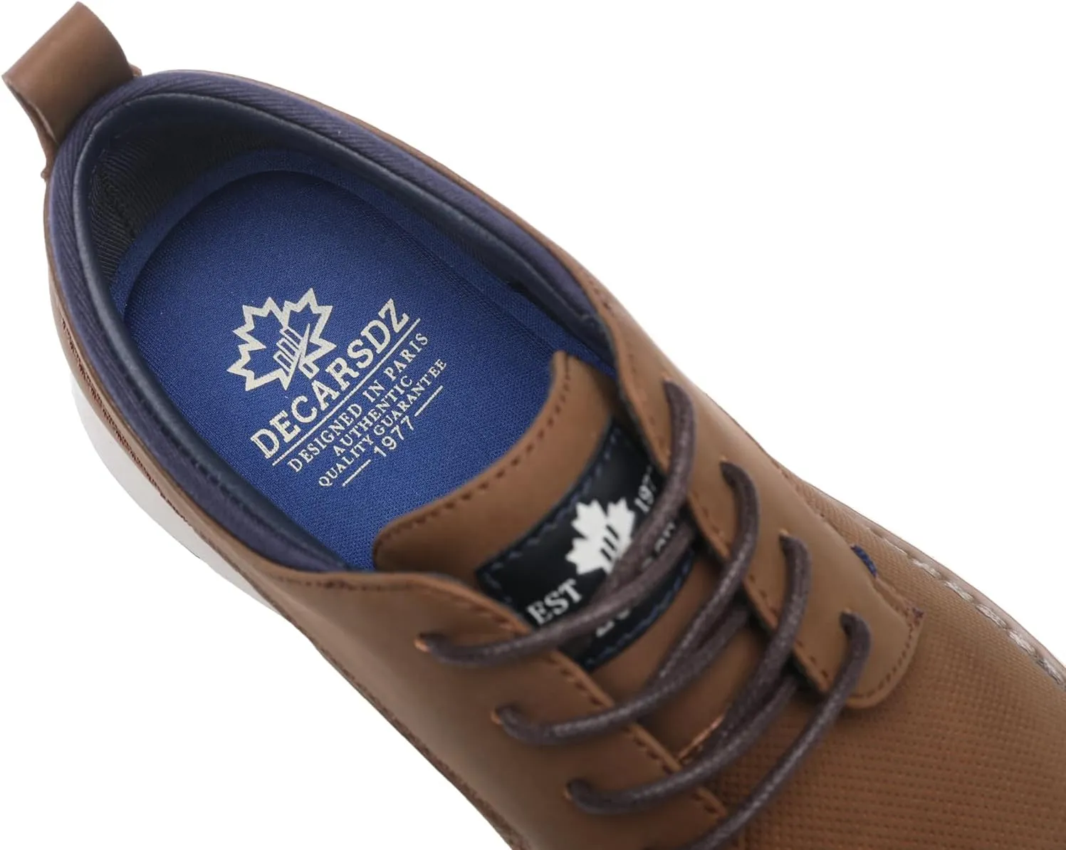 DECARSDZ Mens Dress Shoes Casual Oxford Shoes Business Formal Derby Sneakers Walking Shoe