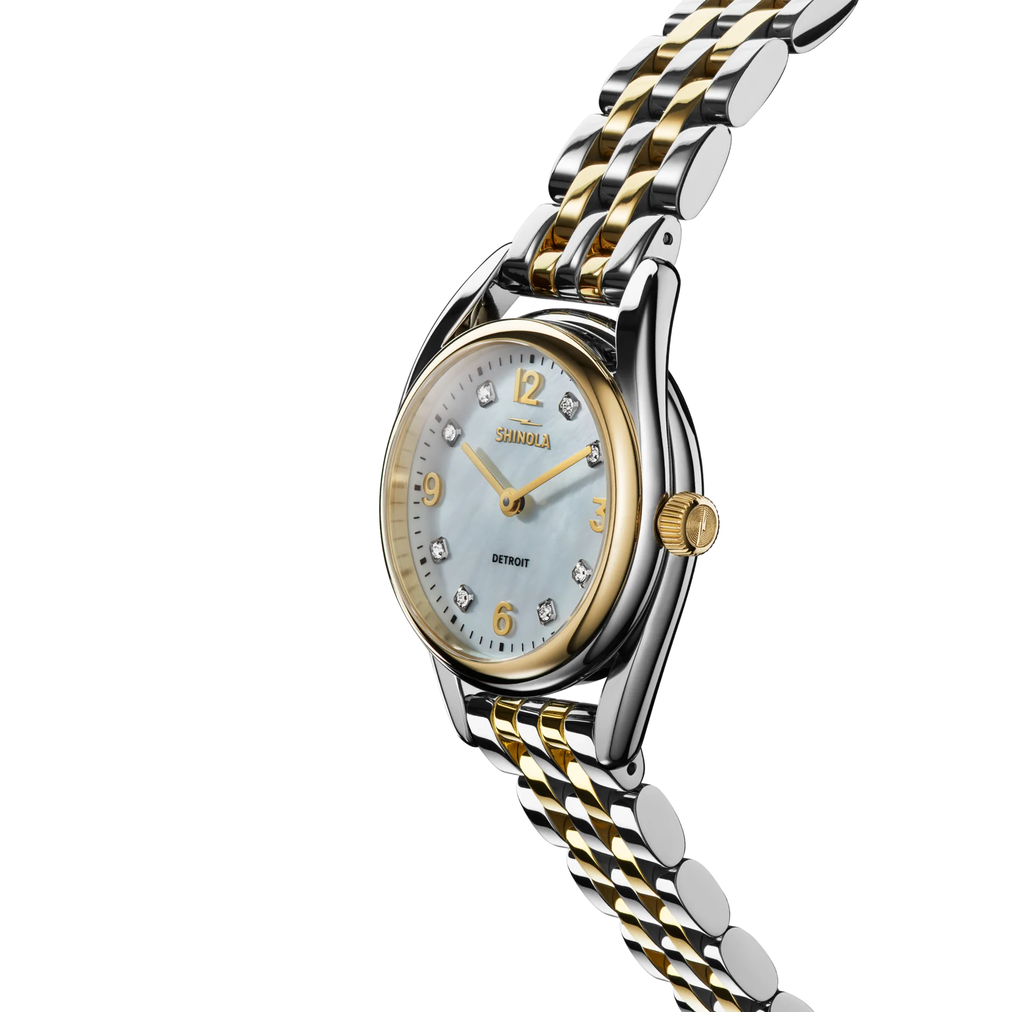Derby Watch - White Mother of Pearl