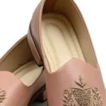 Designer Leather Zardozi Embroidery Shoes