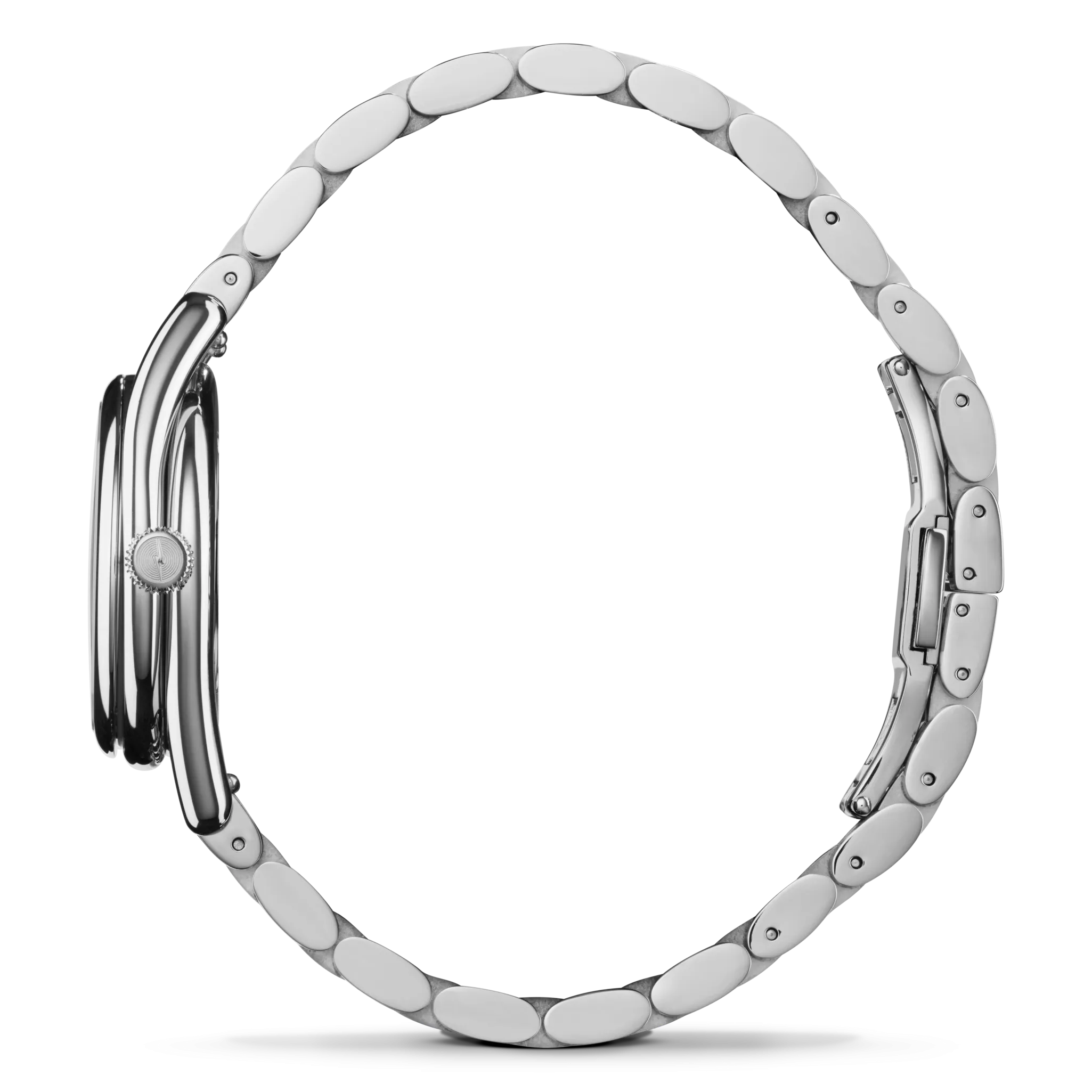 Diamond Derby Watch - Light Silver
