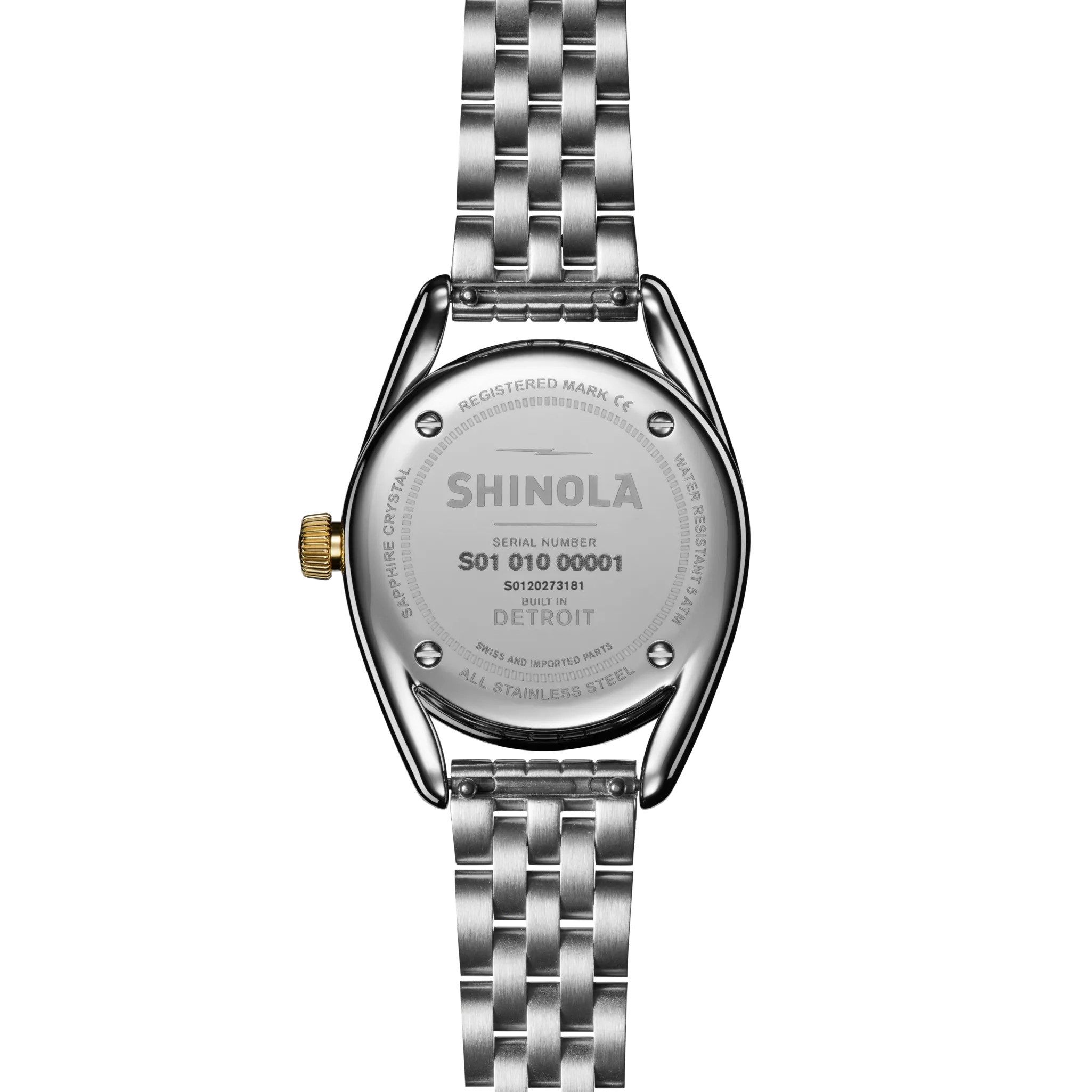 Diamond Derby Watch - White Mother of Pearl