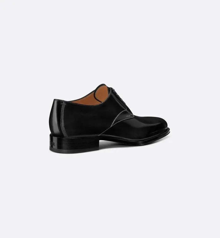 Dior Timeless Derby Shoe • Black Polished Calfskin