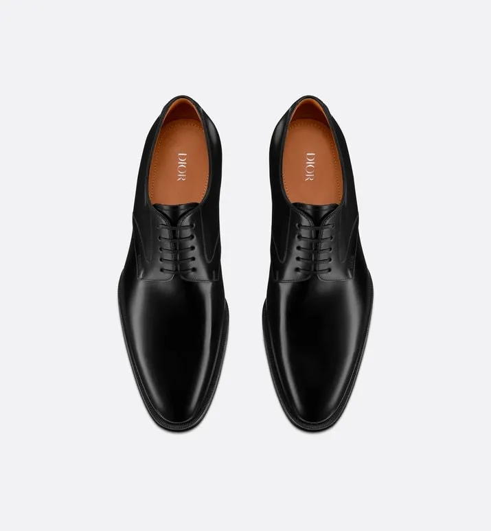 Dior Timeless Derby Shoe • Black Polished Calfskin