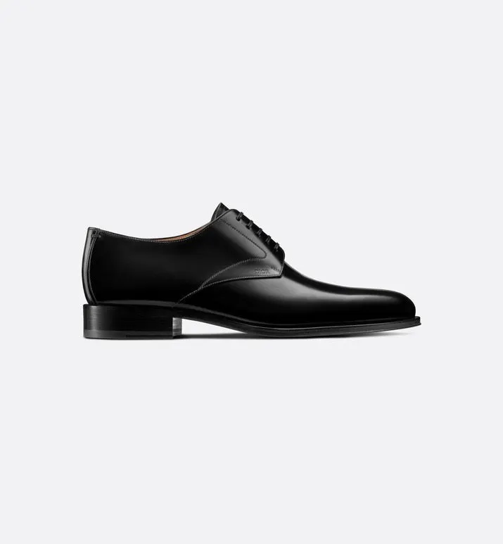 Dior Timeless Derby Shoe • Black Polished Calfskin