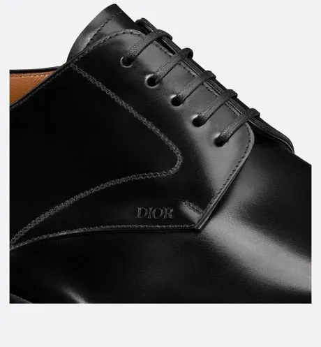 Dior Timeless Derby Shoe • Black Polished Calfskin