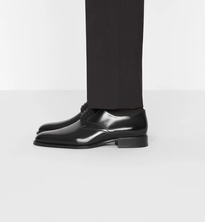 Dior Timeless Derby Shoe • Black Polished Calfskin