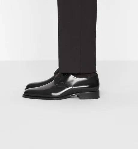Dior Timeless Derby Shoe • Black Polished Calfskin